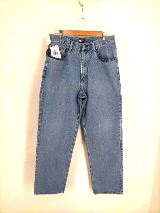 トミージーンズ tommy jeans テープロゴデニムパンツ メンズ  33/32