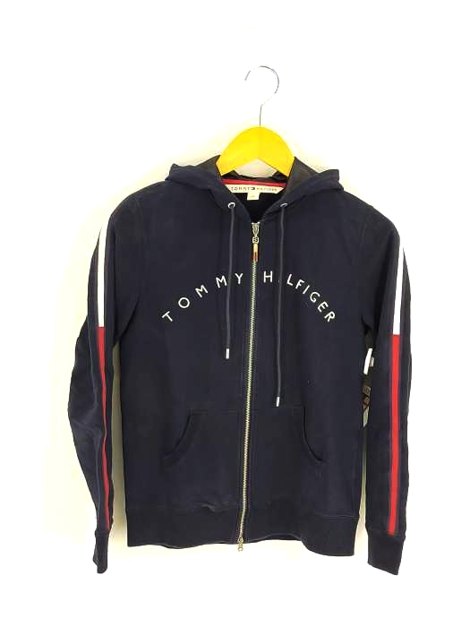 トミーヒルフィガー TOMMY HILFIGER アーチロゴ ジップアップパーカー レディース JPN：2