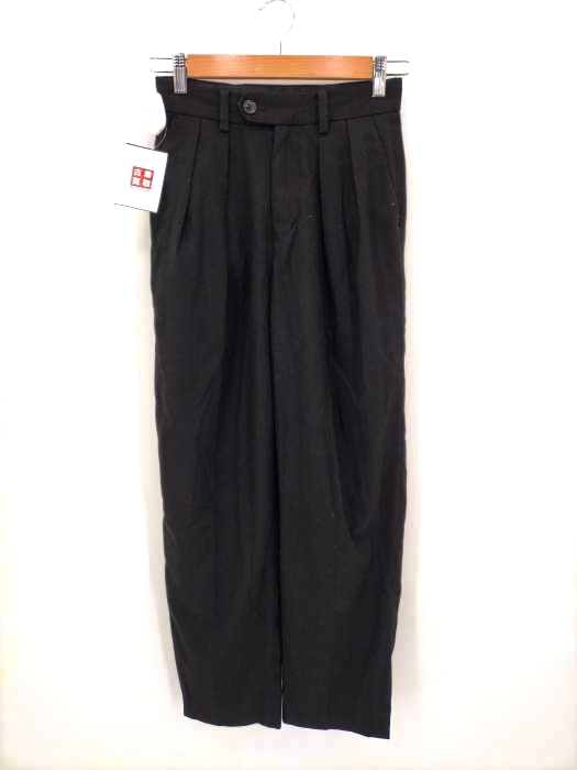 アダムエロペ Adam et Rope バンブーリネンハイウエストパンツ メンズ  38