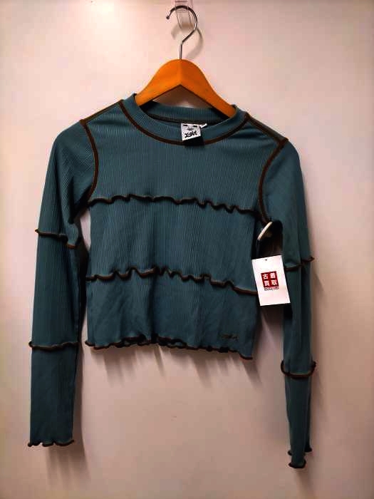 エックスガール X-girl 20SS LETTUCE EDGE FRILL TOP レディース JPN：S