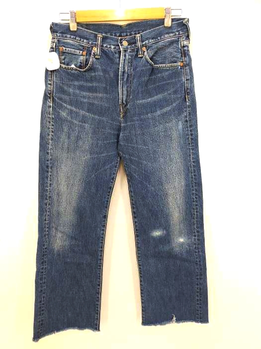 フォーティーファイブアール 45α カットオフワイドデニムパンツ レディース 31