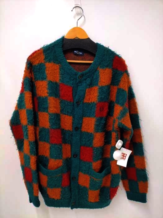 フレッドペリー FRED PERRY 別注 19AW CREW NECK CARDIGAN メンズ JPN：L