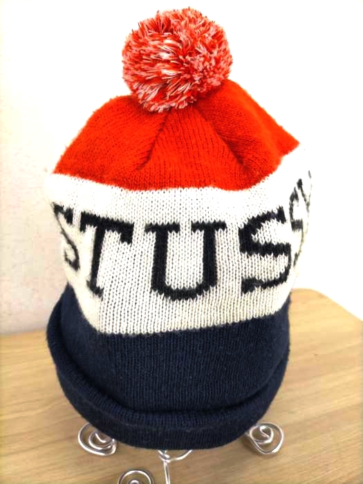 ステューシー Stussy 90S OLD STUSSY ポンポン ニットキャップ メンズ 表記無