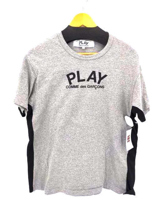 プレイコムデギャルソン PLAY COMME des GARCONS リメイク 両面ロゴTシャツ メンズ JPN：L