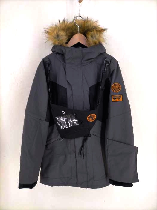 ユーズドフルギ USED古着 SVALBARD 中綿ジップアップフーディ メンズ JPN：L