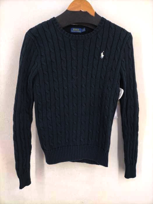ポロラルフローレン POLO RALPH LAUREN コットンケーブルニット レディース JPN：S