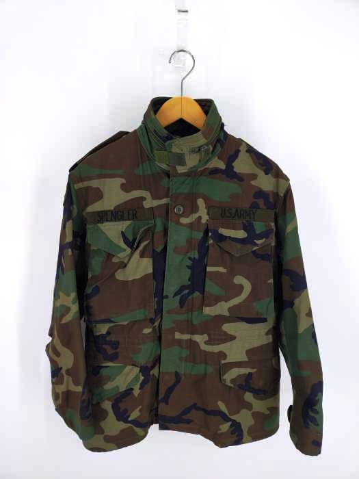 ユーエスアーミー US ARMY 86年製 ウッドランドカモ M-65 フィールドジャケット SO-SEW STYLES INC製 メンズ  X-SMALL X-SHORT