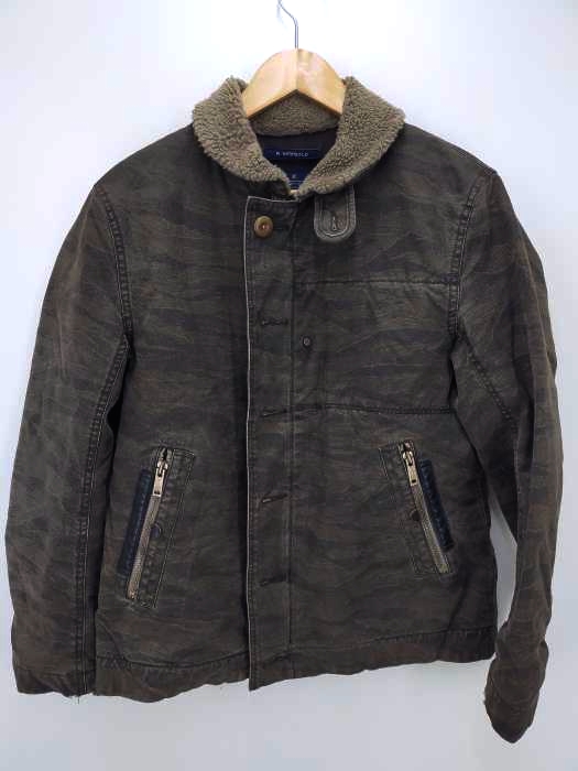 アールニューボールド R.NEWBOLD カモフラージュ デッキジャケット メンズ JPN：M