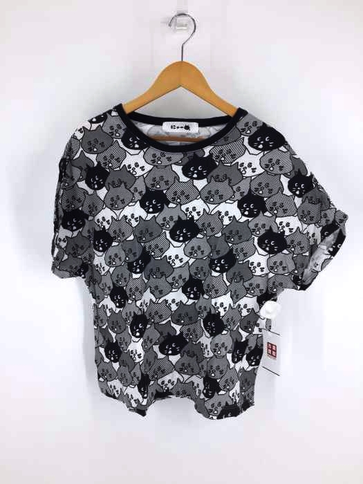 Ne-net(ネネット) 総柄 プリントTシャツ レディース 2