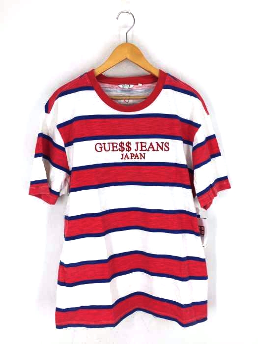 GUESS(ゲス) S/S ROCKY CLASSIC STRIPE TEE メンズ JPN:L