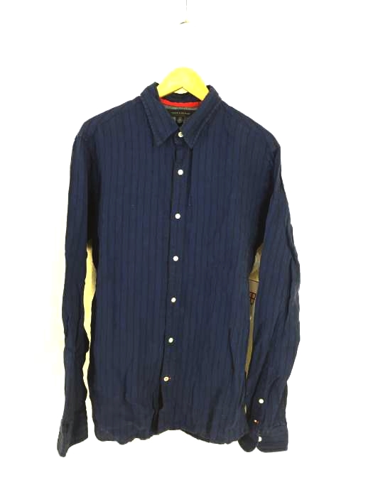 TOMMY HILFIGER(トミーヒルフィガー) リネン ストライプシャツ メンズ JPN：S