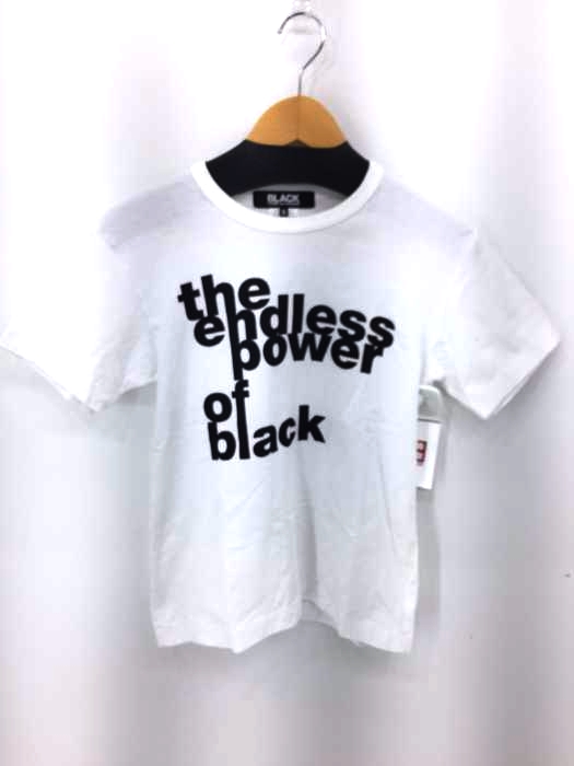 BLACK COMME des GARCONS(ブラックコムデギャルソン) プリントクルーネックTシャツ レディース JPN：S