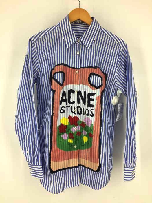 ACNE STUDIOS(アクネストゥディオズ) Grant Levy-Lucero/Ceramic-print Striped Shirt レディース EUR：38