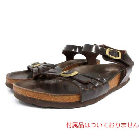 BIRKENSTOCK(ビルケンシュトック) バリ Bail サンダル ストラップ バックル レザー 23.0cm 茶 ブラウン 085463 /AN20 レディース  23.0cm