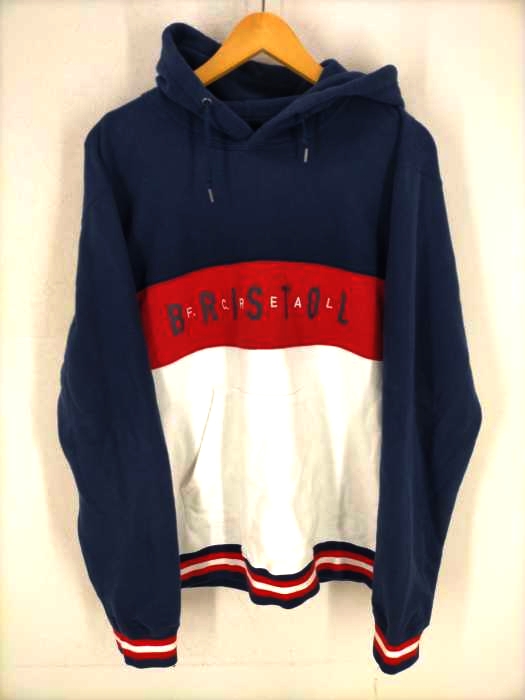 FC Real Bristol(エフシーレアルブリストル) 16SS COLOR BLOCK SWEAT PARKA メンズ JPN：L