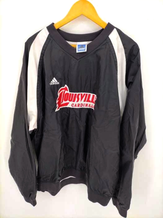 adidas(アディダス) Louisville Cardinals ナイロンプルオーバー メンズ JPN：XL