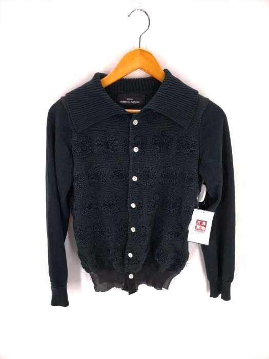 tricot COMME des GARCONS(トリココムデギャルソン) ad2016フラワーデザインニットカーディガン レディース 表記無