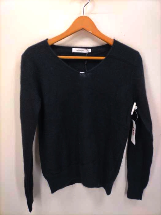 moussy(マウジー) COMFORT V NECK KNIT TOP レディース  FREE