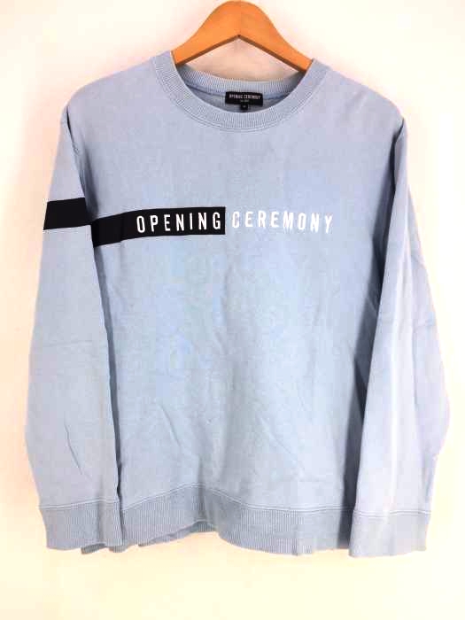 OPENING CEREMONY(オープニングセレモニー) クルーネックトレーナー レディース  XS