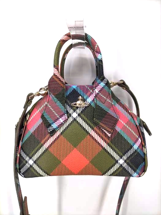 Vivienne Westwood(ヴィヴィアンウエストウッド) 2WAY チェック オーブ ヤスミンバッグ レディース 表記無