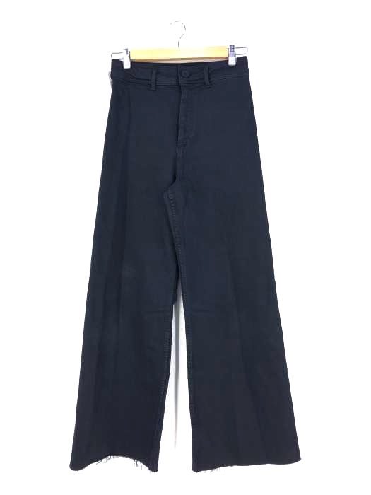 ZARA(ザラ) ZW THE MARINE STRAIGHT JEANS カットオフワイドデニムパンツ レディース EUR：38