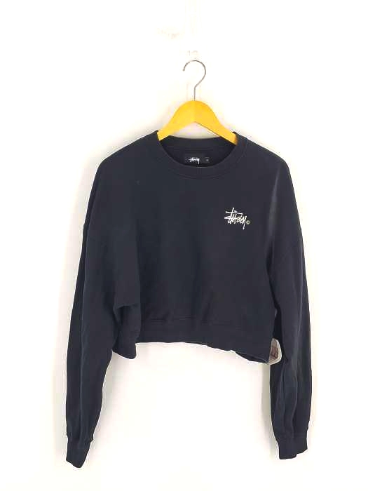 Stussy(ステューシー) クロップド クルーネックスウェット レディース JPN：M
