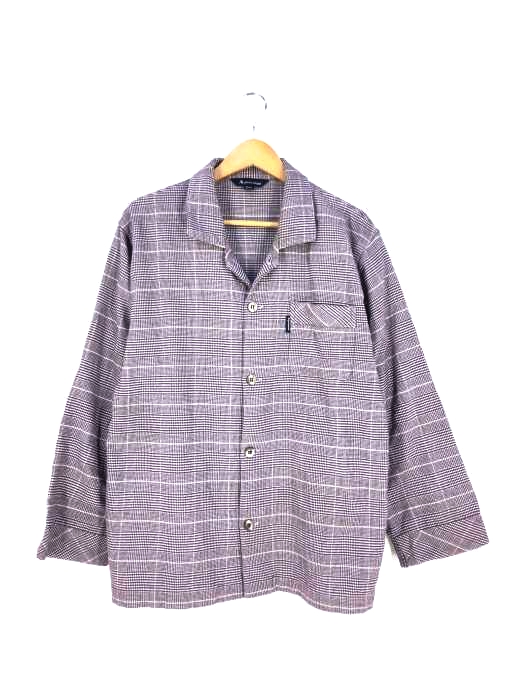 アクアスキュータム AQUASCUTUM チェック パジャマシャツ メンズ JPN：L