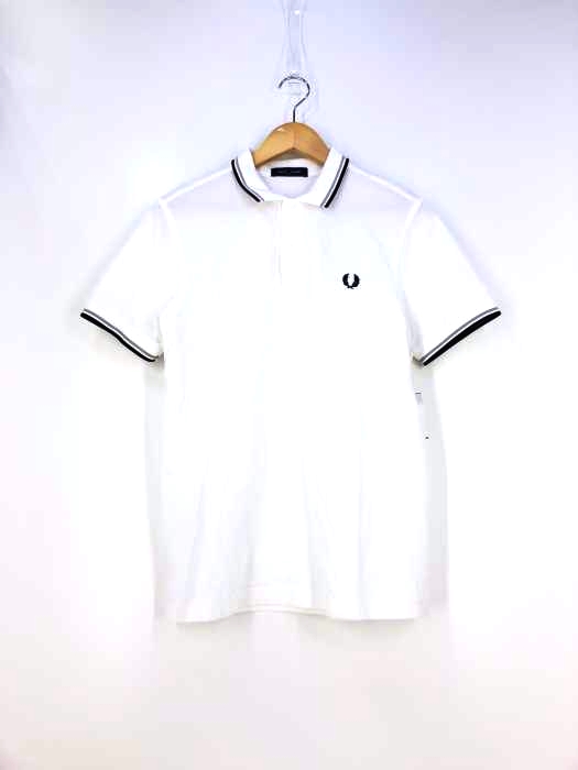 フレッドペリー FRED PERRY ロゴ刺繍ポロシャツ メンズ  M