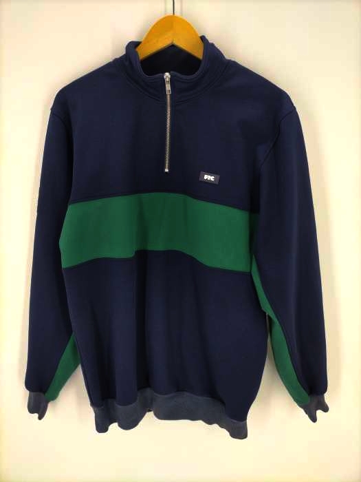 エフティーシー FTC HALF ZIP JERSEY メンズ JPN：M