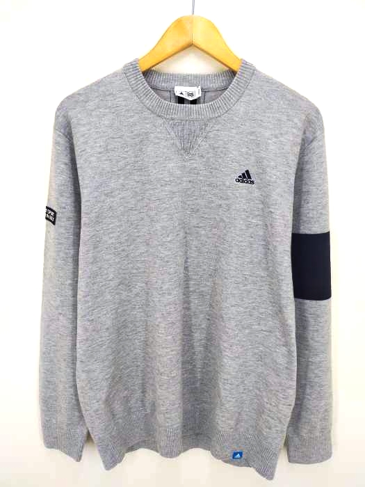 アディダス adidas クロス 長袖クルーネックセーター メンズ  O/XG