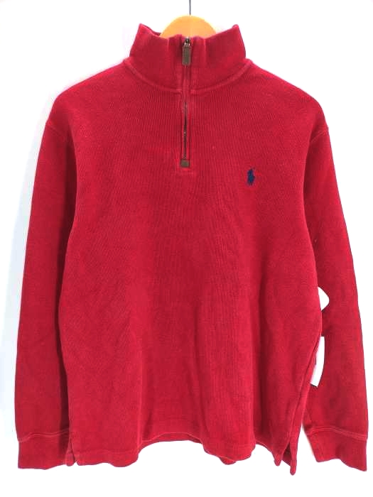 ポロラルフローレン POLO RALPH LAUREN ハーフジップスウェット メンズ import：M