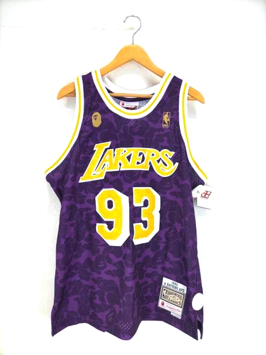 アベイシングエイプ A BATHING APE LOS ANGELES LAKERS JERSEY TANKTOP メンズ JPN：L