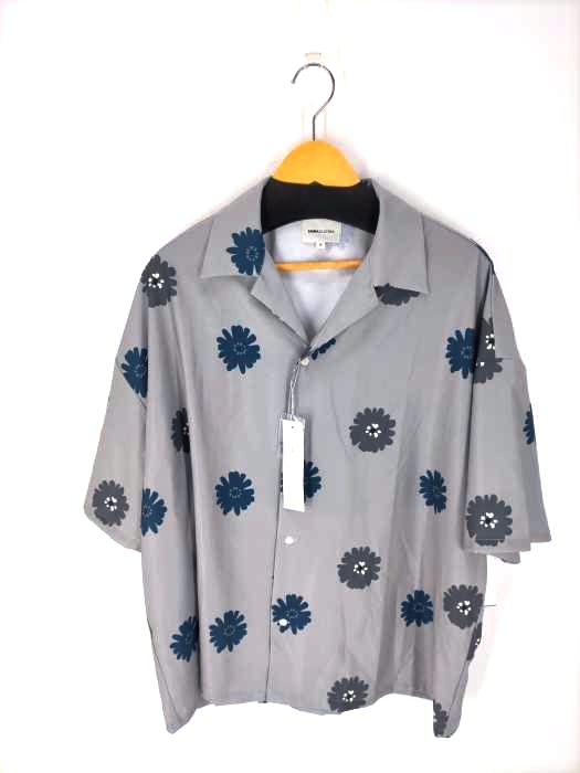 エマクローズ EMMA CLOTHES ルーズオーバーオープンカラーマルチパターンS/Sシャツ メンズ JPN：M