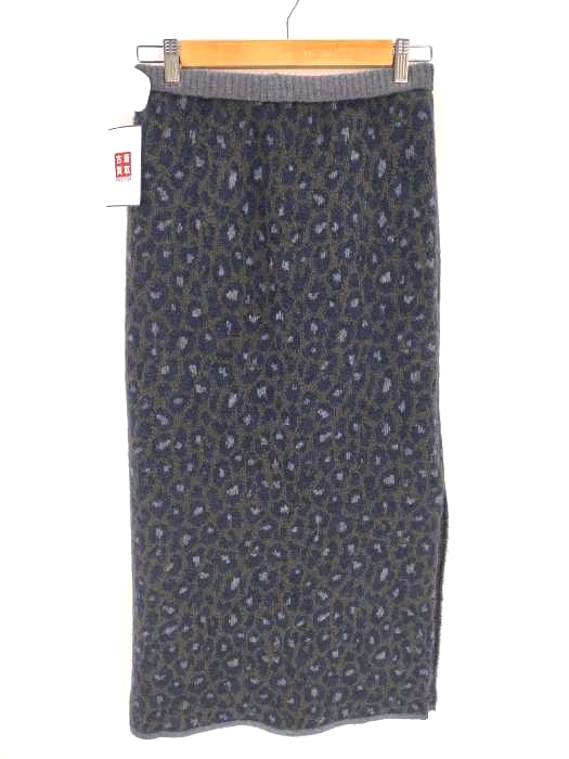 スローブイエナ SLOBE IENA 18AW レオパード スリットスカート レディース 表記無