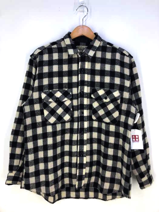 USED古着(ユーズドフルギ) OUT TO DOORS ブロックチェックウールシャツ メンズ トップス カジュアルシャツ