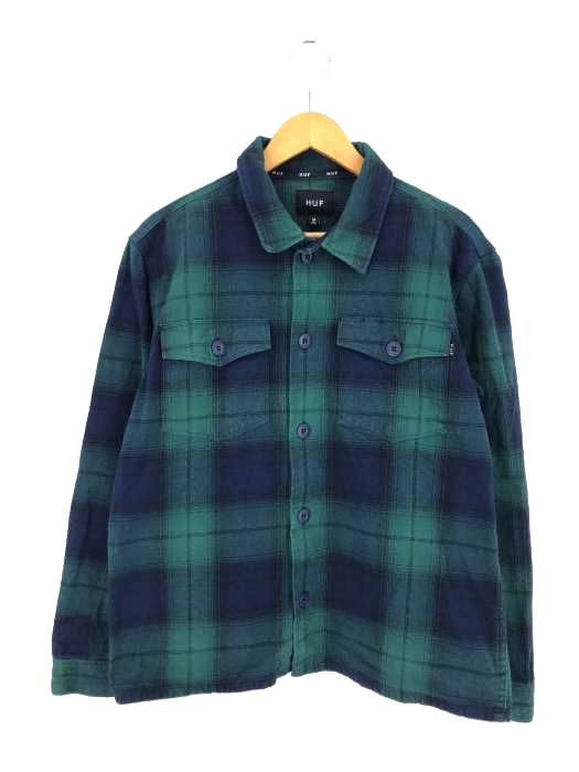 HUF(ハフ) JOHN BDU LS WOVEN SHIRT メンズ JPN：M