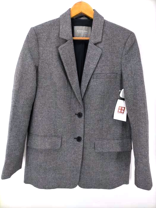 EVERLANE(エバーレーン) ヘリンボーン 2Bジャケット レディース 2