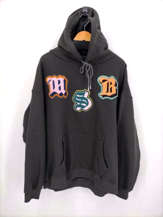 USED古着(ユーズドフルギ) my sugar babe ワッペン付きプルオーバーパーカー メンズ JPN：XL
