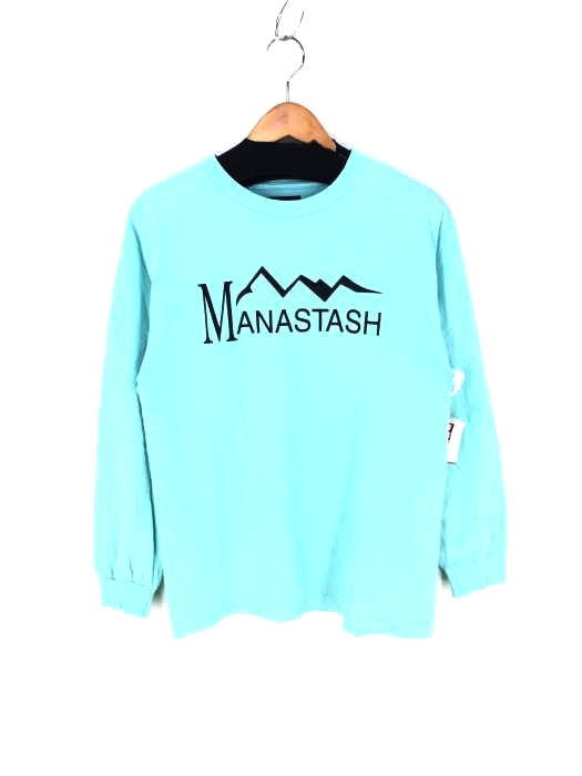 MANASTASH(マナスタッシュ) スタンダード ロゴ ロングスリーブ Tシャツ メンズ JPN:M