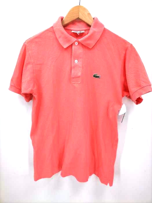 CHEMISE LACOSTE(シュミーズ ラコステ) ロゴ刺繍 鹿の子ポロシャツ メンズ JPN：3