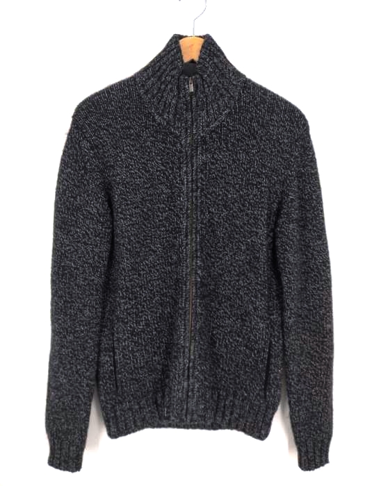 ck Calvin Klein(シーケーカルバンクライン) ウールニット ジップアップカーディガン メンズ  M