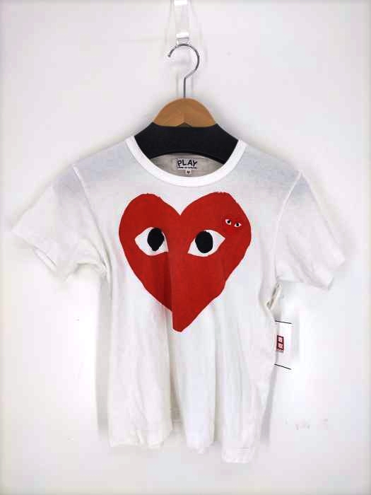 PLAY COMME des GARCONS(プレイコムデギャルソン) AD2009 BIGハートロゴTシャツ レディース  M