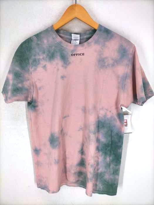 FRUIT OF THE LOOM(フルーツオブザルーム) オフィスプリント タイダイ クルーネックTシャツ レディース JPN：L