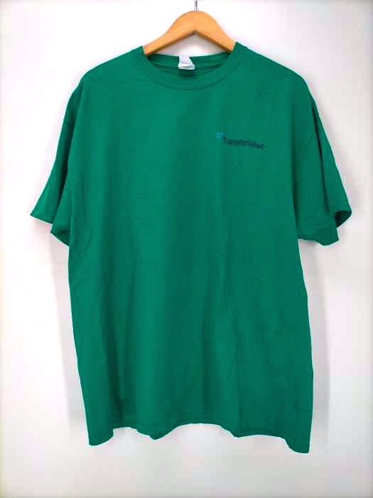 USED古着(ユーズドフルギ) PORT ＆COMPANY 企業ロゴ バックプリントTシャツ メンズ import：XL