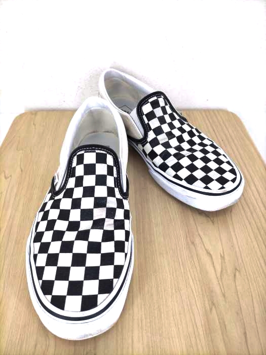 VANS(バンズ) CLASSIC SLIP-ON チェッカーフラッグスリッポン メンズ JPN:27