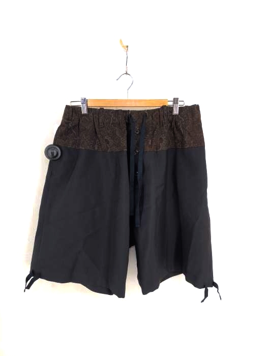 Ground Y Yohji Yamamoto(グラウンドワイ ヨウジヤマモト) ペイズリー切替ウールハーフサルエルパンツ メンズ JPN：3