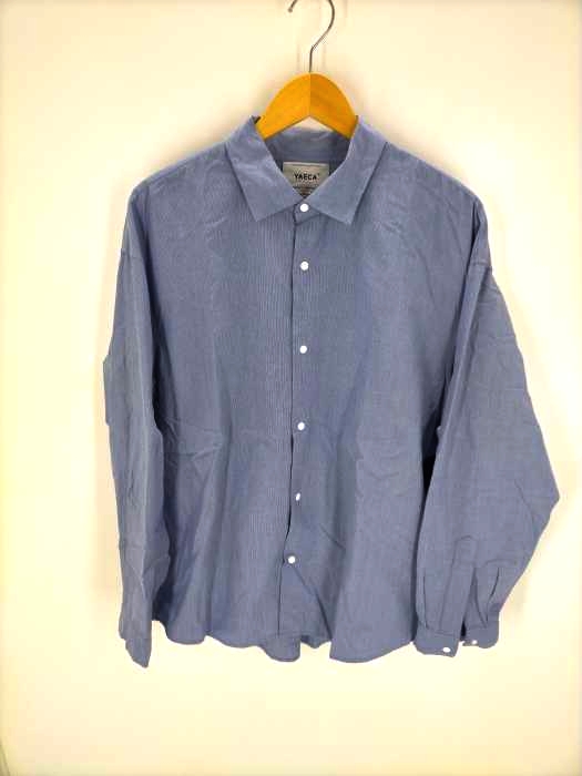 YAECA(ヤエカ) 19SS COMFORT SHIRT EXTRA WIDE シルク混 スナップボタン メンズ JPN：M