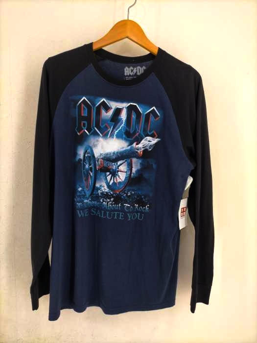 USED古着(ユーズドフルギ) バンドプリントラグランカットソー メンズ JPN：L