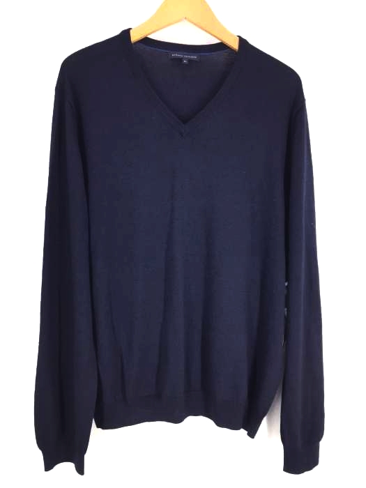 バナナリパブリック BANANA REPUBLIC Vネックシルク混ニット メンズ  XL