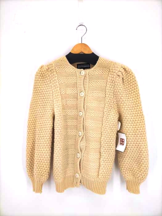 ユーズドフルギ USED古着 {{WAYNE ROGERS}}ウール クルーネックカーディガン レディース import：S